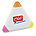 COLOURED CAPPED TRIANGLE HIGHLIGHTER - WHITE, 100-249