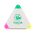 RECYCLED SMALL TRIANGLE HIGHLIGHTER - WHITE, 250-499
