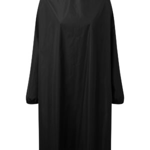 Long sleeve waterproof salon gown - Black, One size