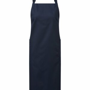 Recycled Polyester & Organic Cotton Apron - Navy, One size