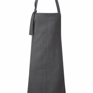‘Regenerate’ Bib Apron - Grey Denim, One size