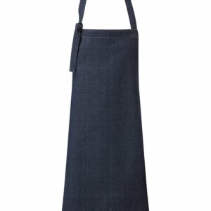 ‘Regenerate’ Bib Apron - Indigo Denim, One size
