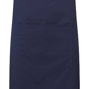 ‘Colours collection’ mid-length pocket apron - Navy, One size