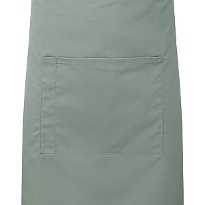 ‘Colours collection’ mid-length pocket apron - Sage, One size