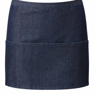 Colours 3-pocket apron - Indigo Denim, One size