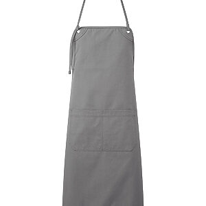 ‘Artisan’s choice’ double-pocket canvas apron - Dark Grey, One size