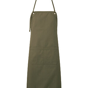 ‘Artisan’s choice’ double-pocket canvas apron - Olive, One size