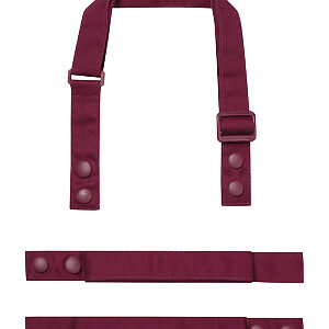 ‘Swap & Pop’ Customisable Apron – Straps - Burgundy, One size