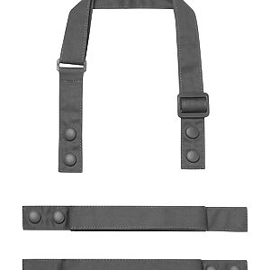 ‘Swap & Pop’ Customisable Apron – Straps - Dark Grey, One size