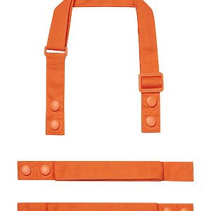 ‘Swap & Pop’ Customisable Apron – Straps - Orange, One size