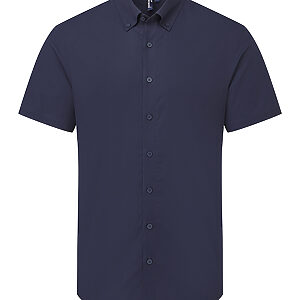 ‘Supreme’ Oxford short sleeve shirt - Navy, XS
