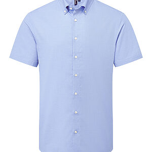 ‘Supreme’ Oxford short sleeve shirt - Oxford Blue, XS