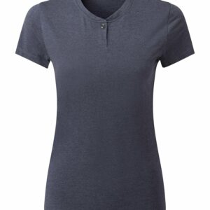 Women’s Cotton Rich‘Comis’ Tee - Navy Marl, XS