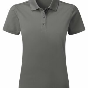 Women’s Spun Dyed Recycled Polo Shirt - Dark Grey, XS