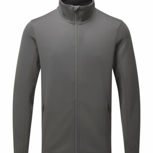 Men's spun dyed sustainable zip-through sweatshirt - Dark Grey, S