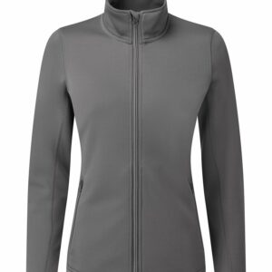 Women's spun dyed sustainable zip-through sweatshirt - Dark Grey, XS
