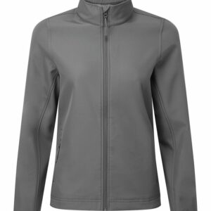 Women’s Windchecker® printable and recycled softshell jacket - Dark Grey, XS