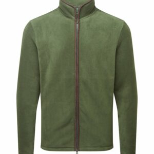 Artisan fleece jacket - Moss Green/Brown, S