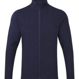 ‘Recyclight’ full-zip microfleece - Navy, S