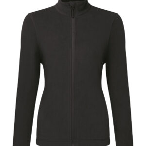 Women’s ‘Recyclight’ full-zip microfleece - Black, XS