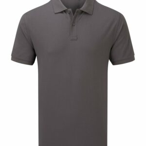 ‘Essential’ unisex short sleeve workwear polo shirt - Dark Grey, S