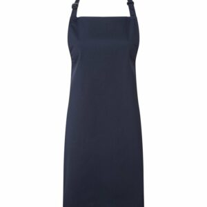 Antimicrobial bib apron - Navy, One size
