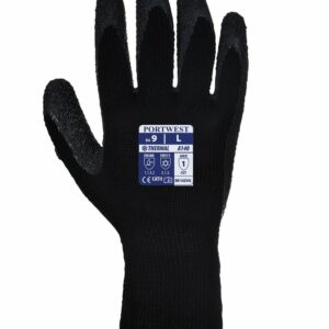 Thermal grip glove (A140) - Black, 2XL