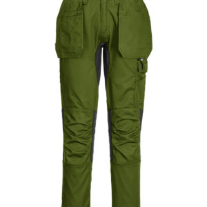 WX2 stretch holster trousers (CD883) slim fit - Olive Green, 28/R