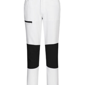 WX2 stretch work trousers (CD886) slim fit - White, 28/R