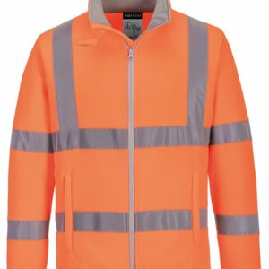 Eco Hi-vis fleece jacket (EC70) - Orange, S