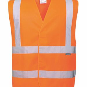 Eco Hi-vis vest (EC76) - Orange, S/M