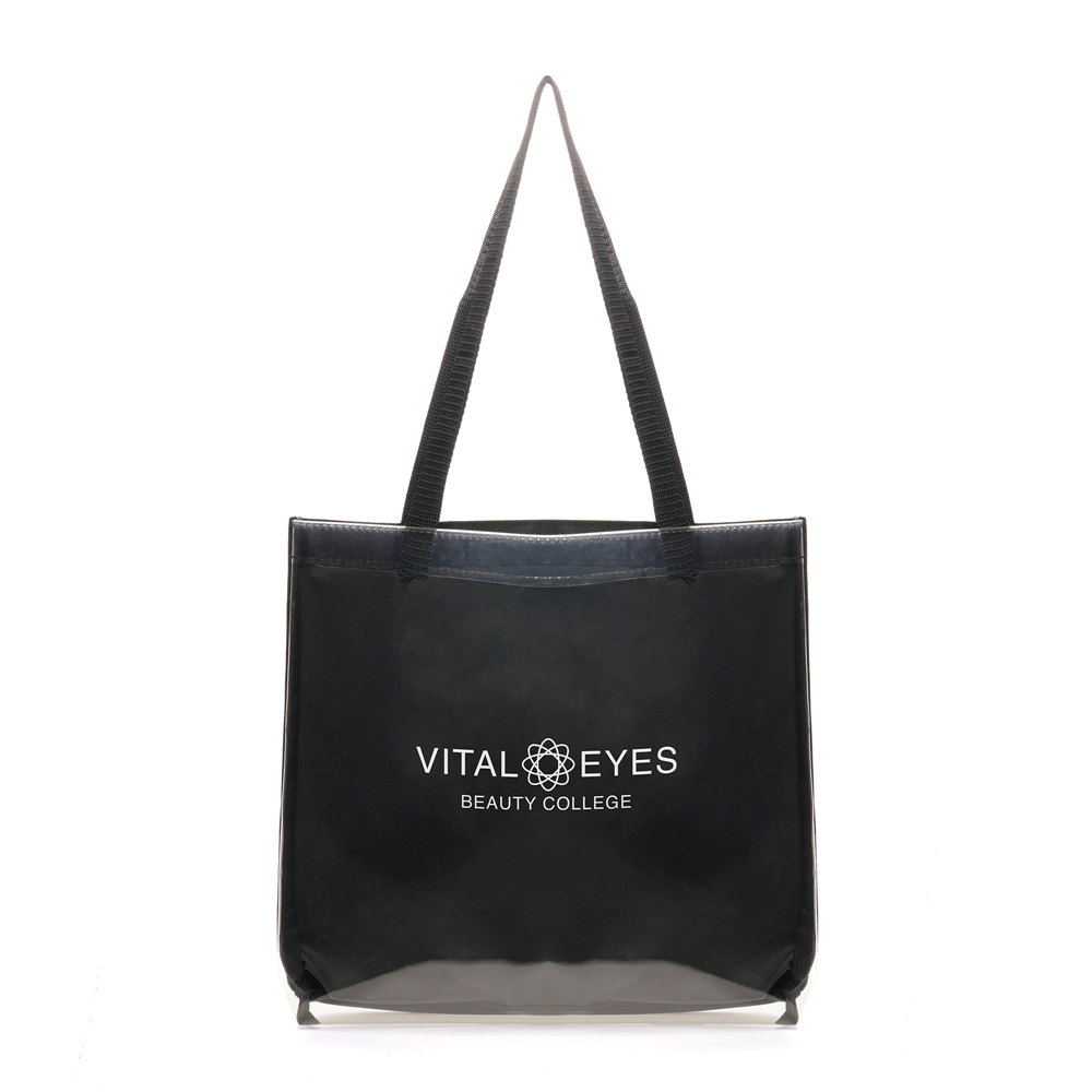 TRANSPARENT FABRIC SHOPPER - Image 2