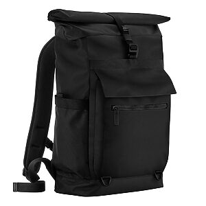 Axis roll-top backpack - Black, One size