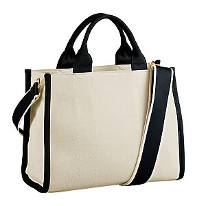 Puerto medium tote - Natural/Black, One size