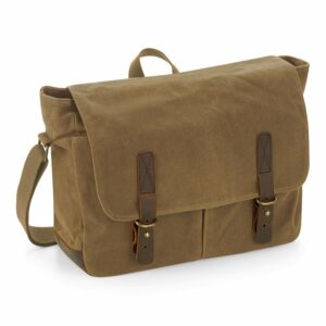 Heritage waxed canvas messenger - Desert Sand, One size
