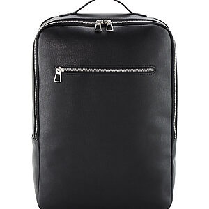 Tailored luxe PU backpack - Black, One size