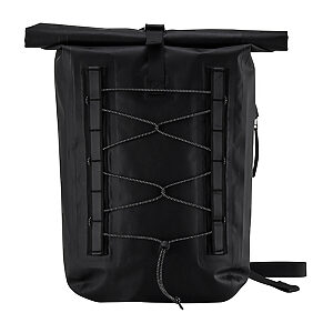 Waterproof bike roll-top - Black, One size