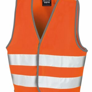 Core junior vest - Fluorescent Orange, 4/6 Years