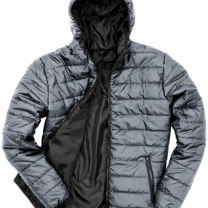 Soft padded jacket - Frost Grey/Black, XS