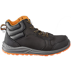 Stirling safety boot - Black/Grey/Orange, UK 3