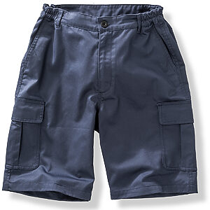 Recycled work-guard utility shorts - Navy, S