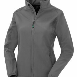 Women's recycled 2-layer printable softshell jacket - Workguard Grey, XS