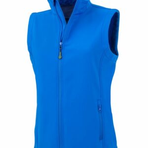 Women's recycled 2-layer printable softshell bodywarmer - Royal, XS