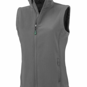 Women's recycled 2-layer printable softshell bodywarmer - Workguard Grey, XS