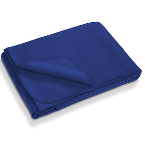 Recycled fleece blanket - Royal, One size