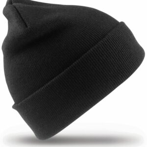 Recycled ThinsulateTM beanie - Black, One size