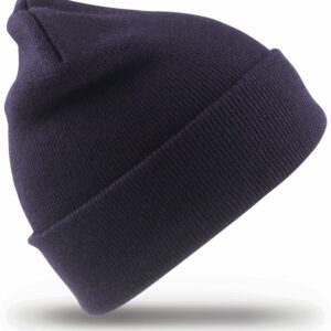 Recycled ThinsulateTM beanie - Navy, One size