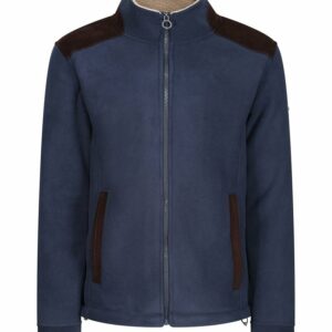 Faversham full-zip fleece - Navy, S