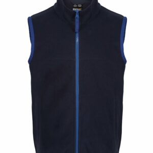 Kids microfleece bodywarmer - Navy/New Royal, 32 Chest