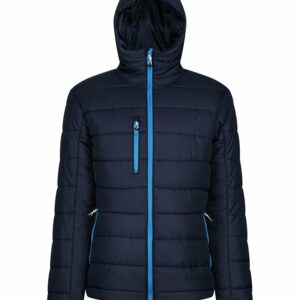 Navigate thermal hooded jacket - Navy/French Blue, S